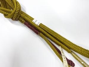 未使用品　正絹　手組帯締め